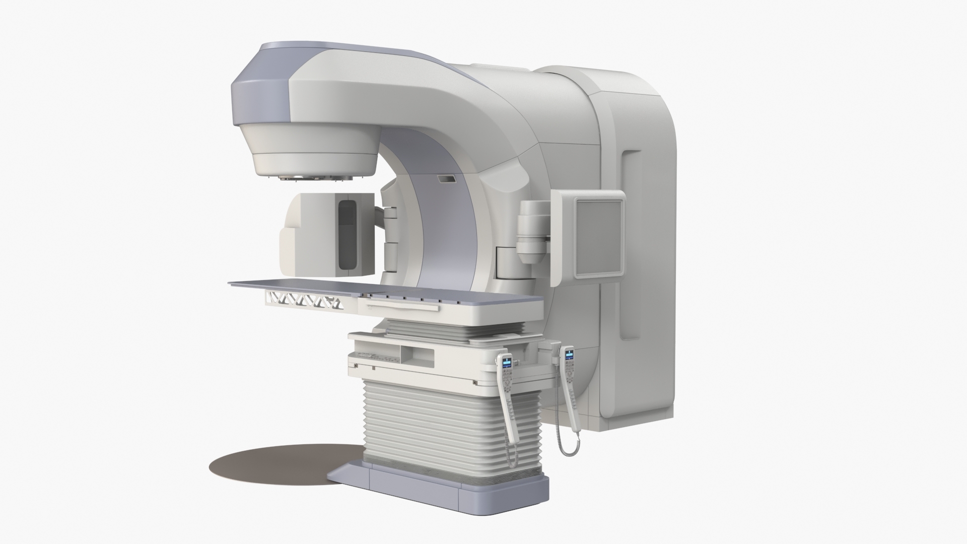 Radiotherapy Linear Accelerator with Table 3D model https://p.turbosquid.com/ts-thumb/I3/s40JPa/s1/radiotherapy_linear_accelerator_with_table_360/jpg/1789338327/1920x1080/turn_fit_q99/194220527d68b4a947eeda50075a472c0ef6201d/radiotherapy_linear_accelerator_with_table_360-1.jpg