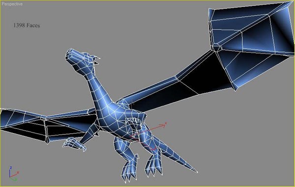 dragon mesh 3ds