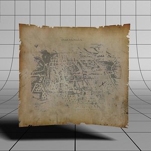 Animated Scroll Treasure Map