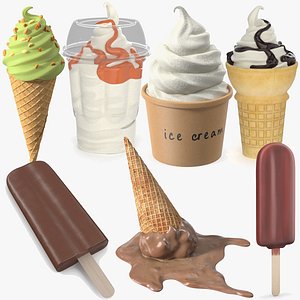 Ice Cream Types Collection