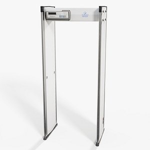 3D model Security Metal Detector - PBR Game Ready