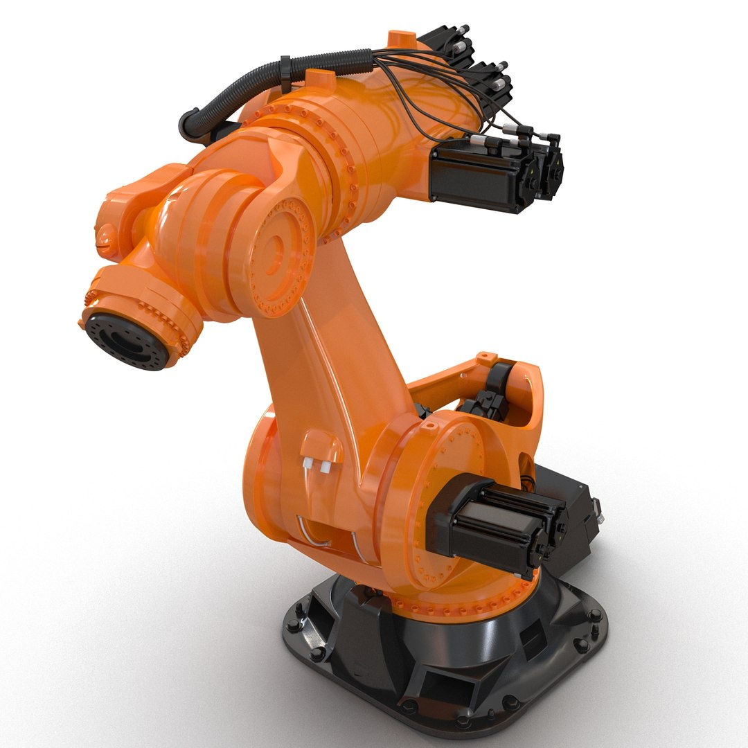 kuka robot titan rigged 3d model