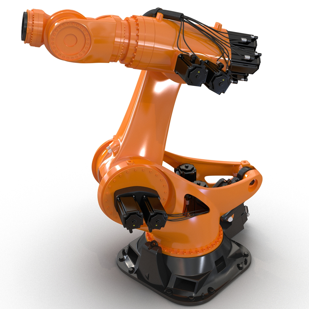 kuka robot titan rigged 3d model