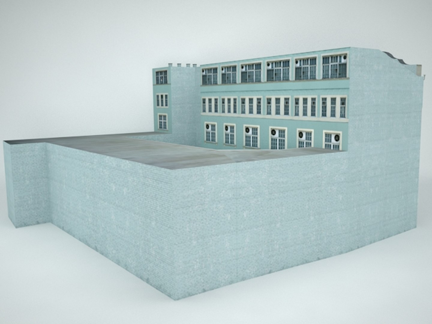 3d Moscow Building Model