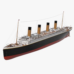 Titanic Ocean Liner 3D model