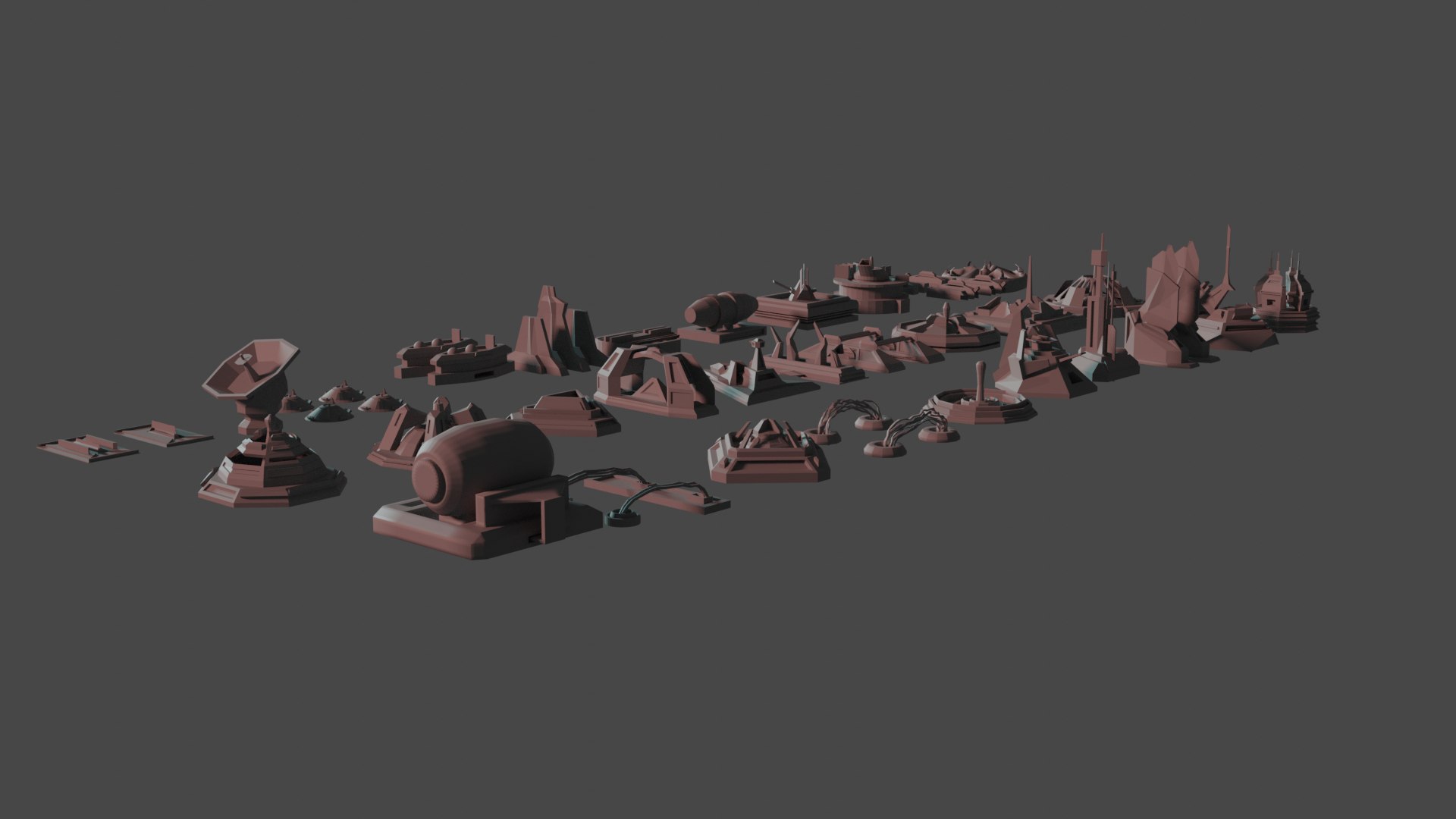 3D 31 Scifi Greebles - TurboSquid 1475037