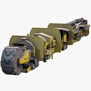 Mobile Miner Epiroc 55V Underground Edition PBR model