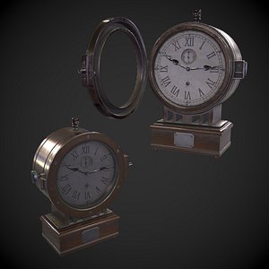 3D Vintage Clock