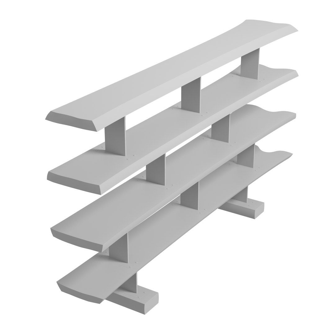 3D Explode Shelving Unit Model - TurboSquid 2249656