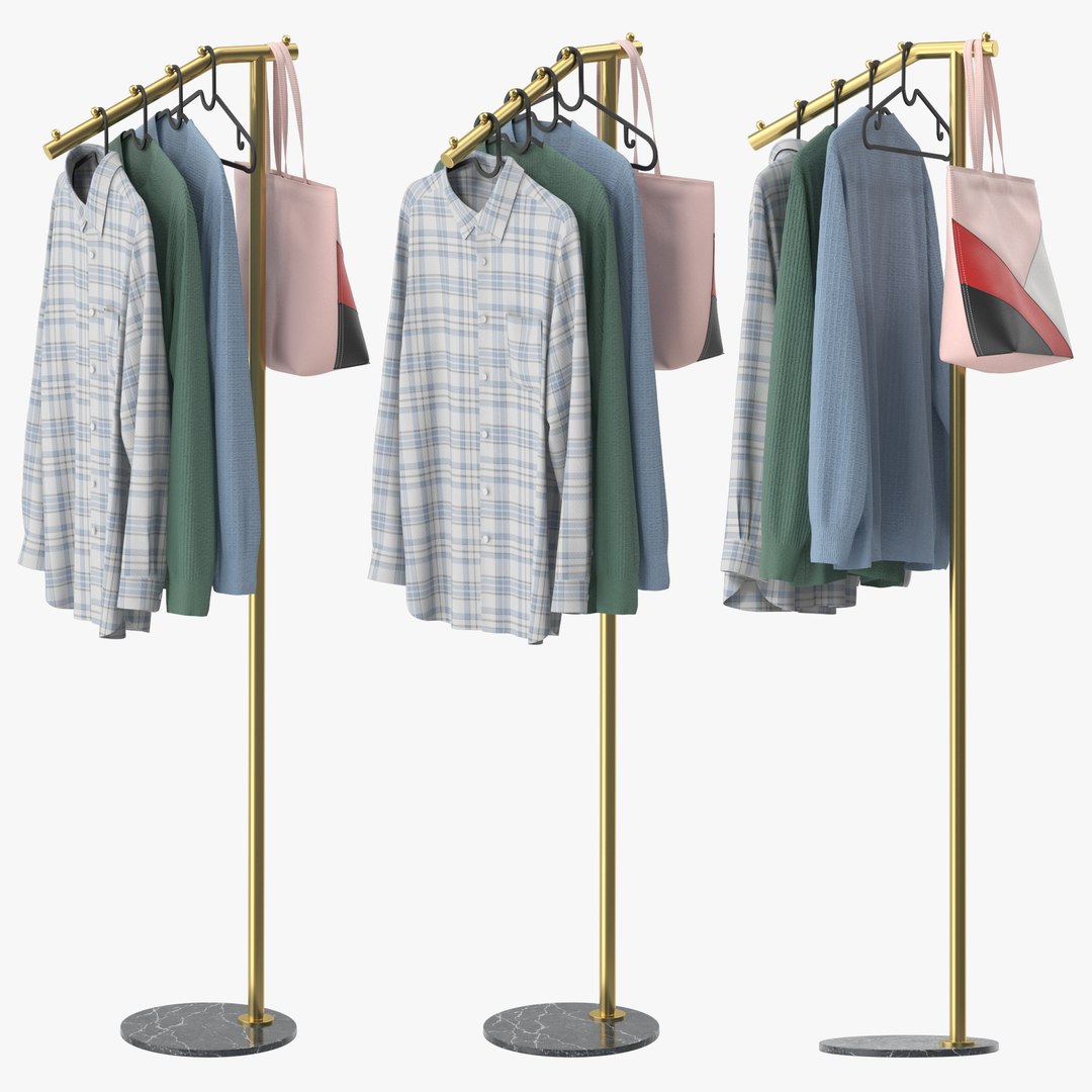 Clothing Rack Coat Rack 3D https://p.turbosquid.com/ts-thumb/I4/QJR7id/Gy/01/jpg/1747665722/1920x1080/fit_q87/12b5a6f4301d7185667567be97ac7e47c383b340/01.jpg