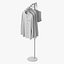 Clothing Rack Coat Rack 3D