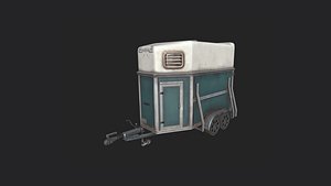3D Garbage truck 3D Model 002