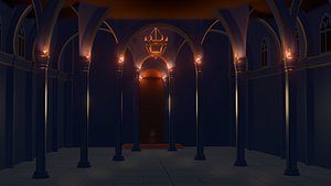 Palace anime 3D model