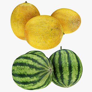 watermelon melon 3D model