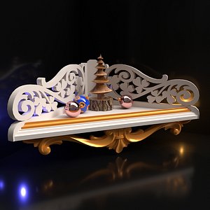 New Year Corner Shelf