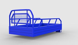 pickup truck body 03 3D model 3D model