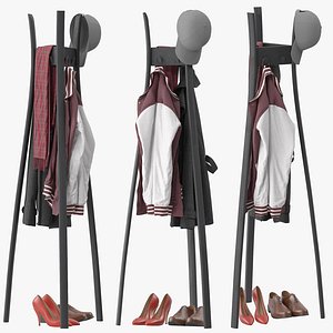 Aki Coat Rack 3D model