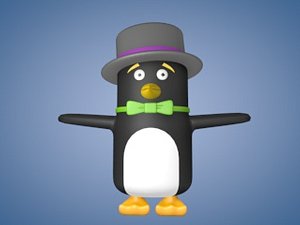 3d penguin