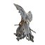 Christmas Angel Archer Statue - Golden  White Holiday Decor