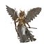 Christmas Angel Archer Statue - Golden  White Holiday Decor