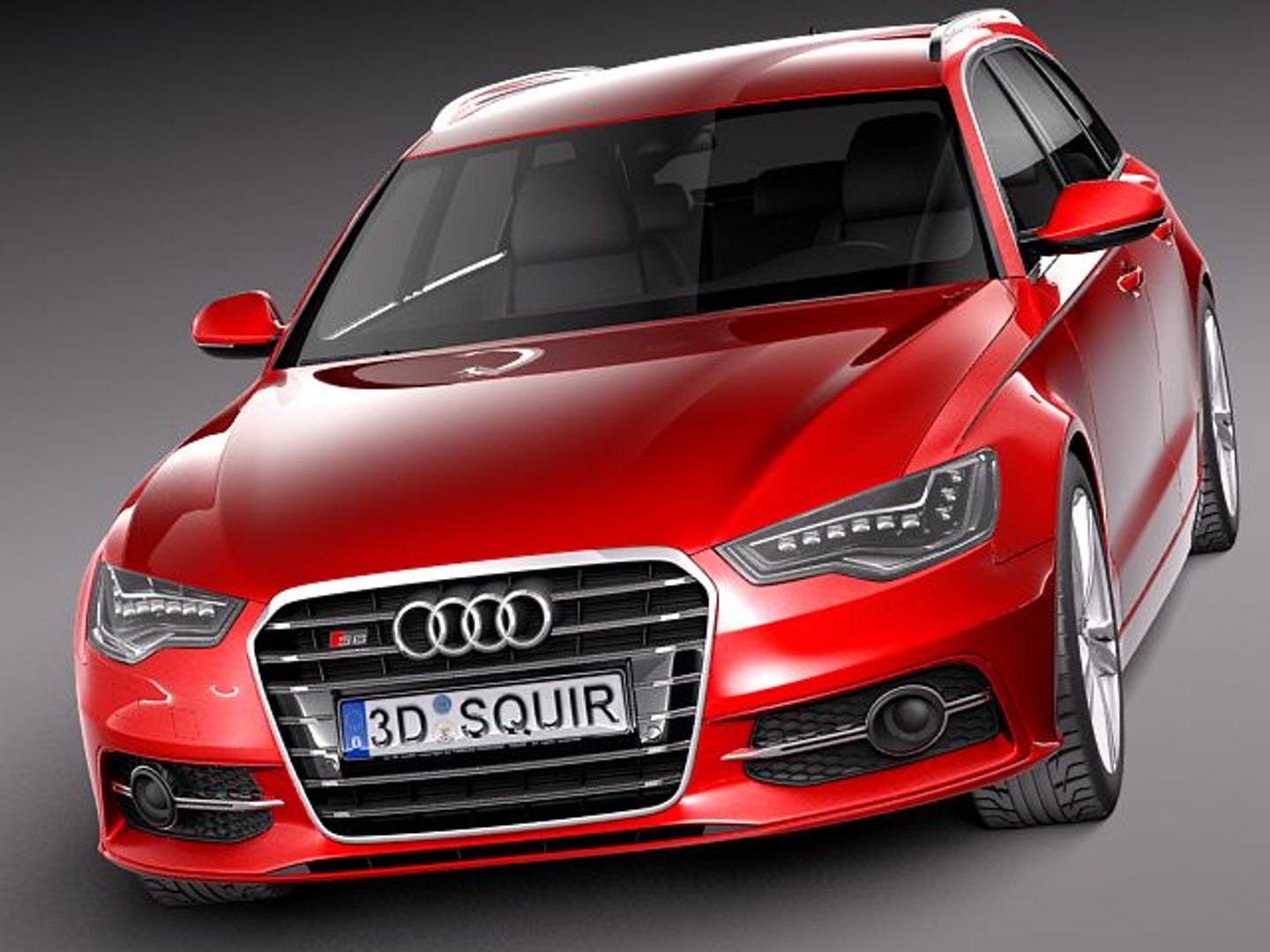 Audi S6 A6 Avant 3d Model