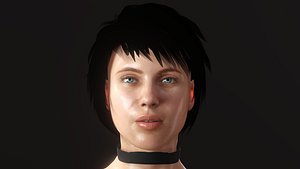 Realistic bondage girl Dahlia 3D