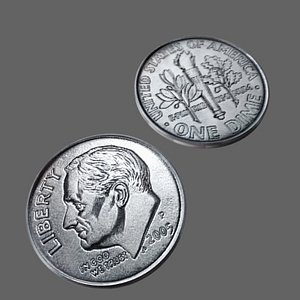 3ds max dime usa american