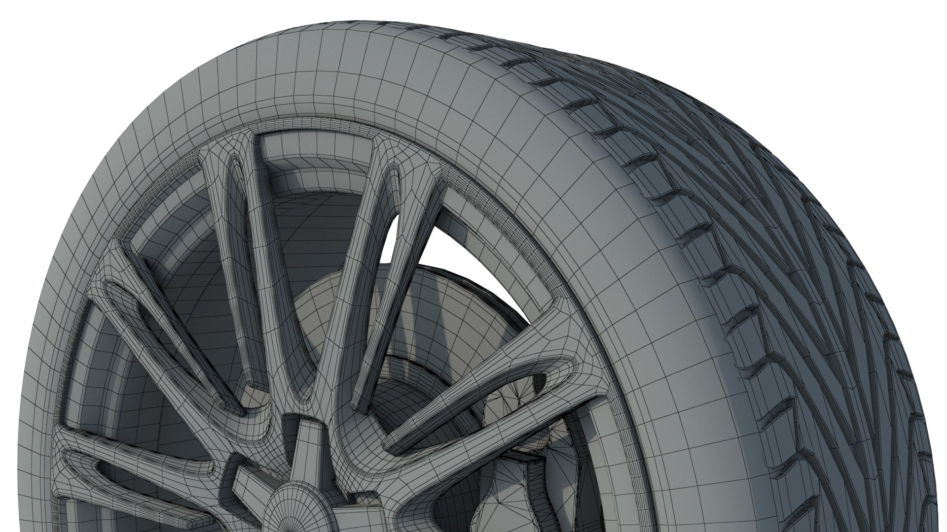 Wheel Rim Tire 22 3D Model - TurboSquid 2340754
