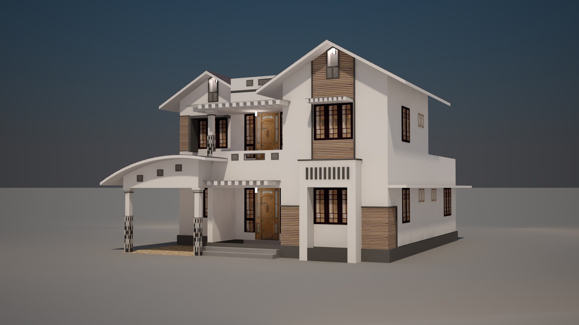 Free House Model - TurboSquid 1265227