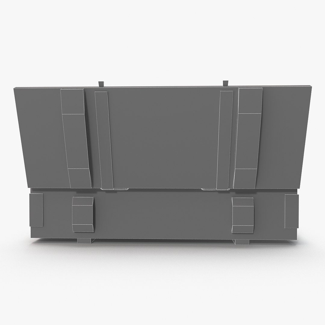 3d Model Ammunition Box 120mm
