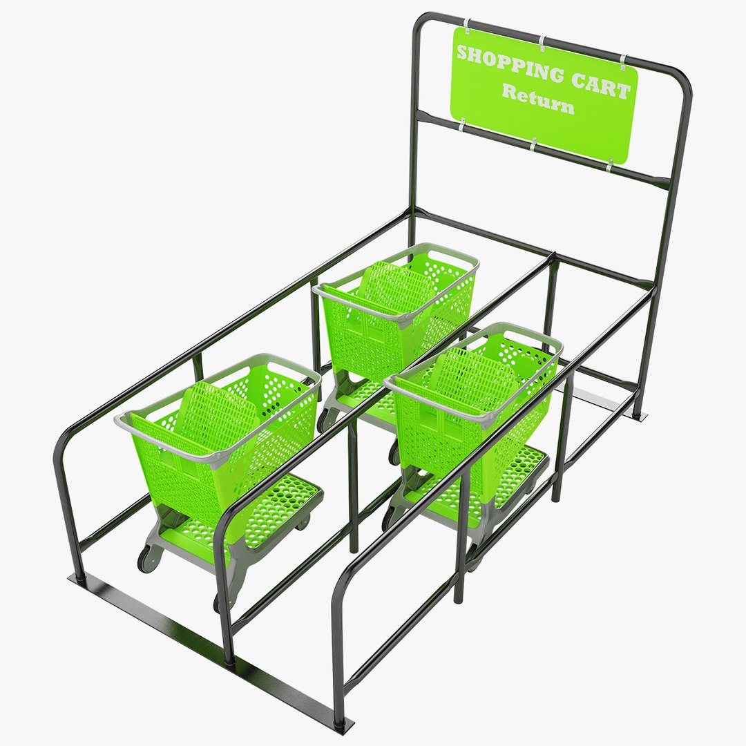 Shopping Cart Return 09 3D TurboSquid 2032723