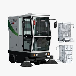 3D Electric sweeper sweeper sanitation electric cleaning environmental protection