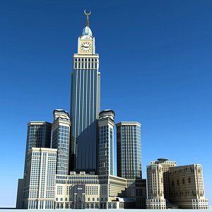 abraj al bait towers 3d model