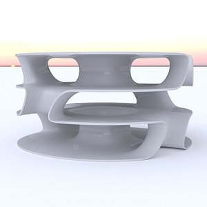 Minimal Surface Architectural Pavilion UNIT-02 3D model