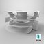 Minimal Surface Architectural Pavilion UNIT-02 3D model