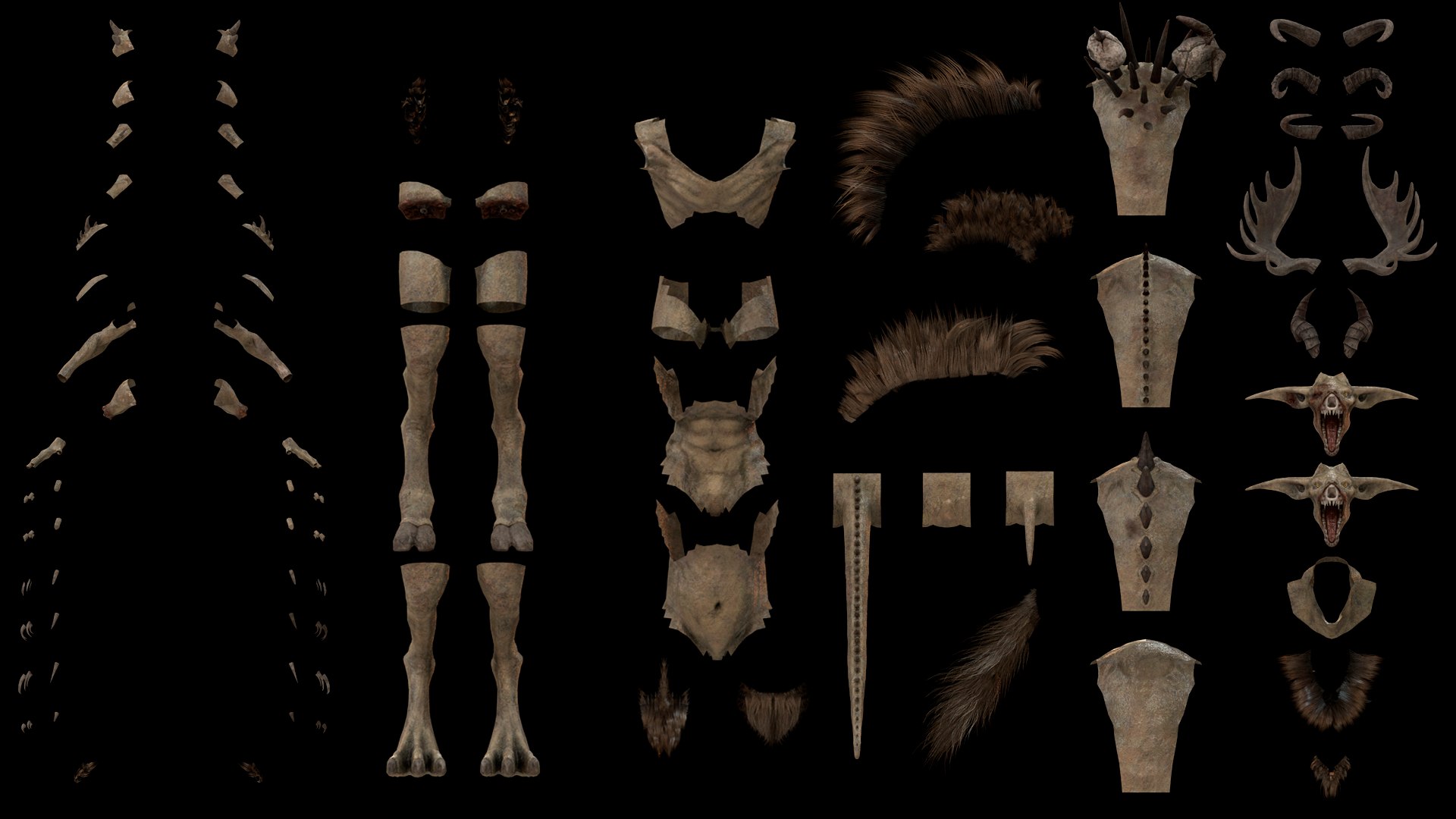 Shadowclaw Beast Rigged Low-poly 3D https://p.turbosquid.com/ts-thumb/I5/CMQNVW/1a/parts/jpg/1686747728/1920x1080/fit_q87/8b731e21f2a7ff3eafd03e421b493158df5f92ee/parts.jpg