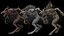 Besta da Garra Sombria Rigged Low-poly