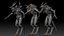 Besta da Garra Sombria Rigged Low-poly