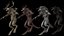 Besta da Garra Sombria Rigged Low-poly
