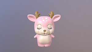3D Deer Piggy Kids Toy
