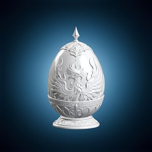 3D model Sacred Phoenix Relic 3D Print Model