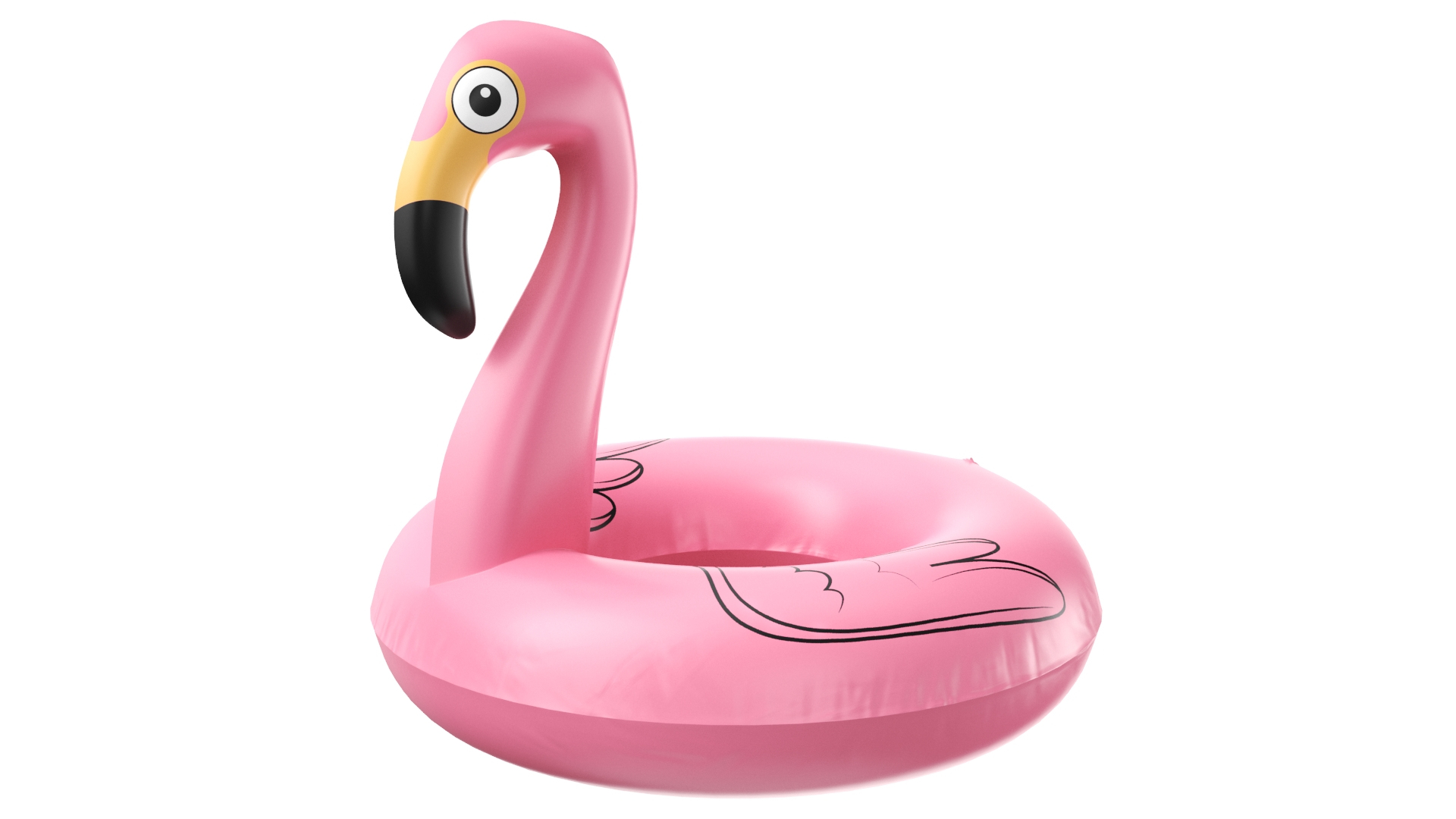 3D model flamingo pool raft - TurboSquid 1682131