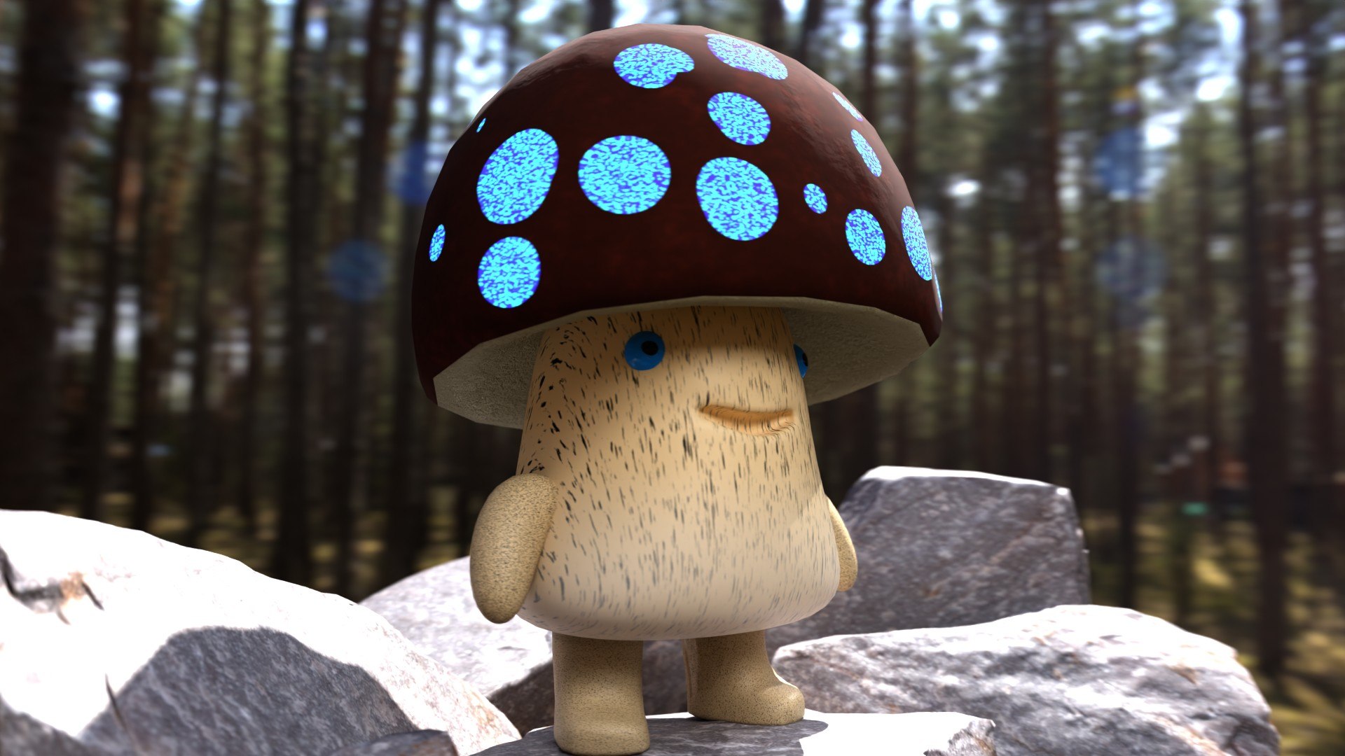 3D Cartoon mushroom model https://p.turbosquid.com/ts-thumb/I5/NrZzh2/Z5/1.4/jpg/1738445351/1920x1080/fit_q87/5dce4737636df170167ad830a9712efae3e0be19/1.4.jpg