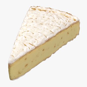 brie cheese piece 3D model