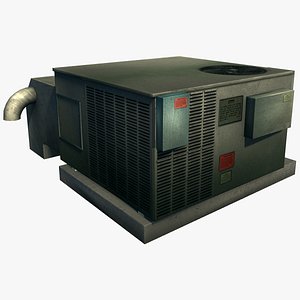 roof air unit 3d max