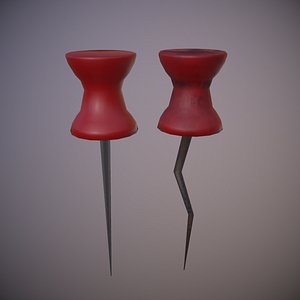 3D pin normal broken model
