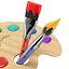 3D artist art palette
