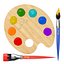 3D artist art palette