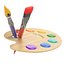 3D artist art palette