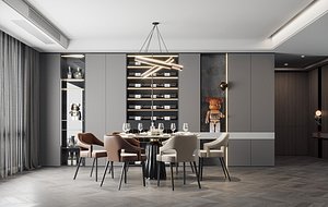 Modern Restaurant 3D model